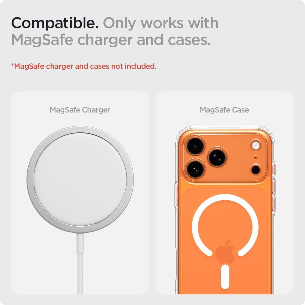 imageSpigen Mag Fit Car Mount for MagSafe Charger Compatible with iPhone 17 Pro Max iPhone 17 iPhone Air iPhone 17 amp iPhones with MagSafe Charger Not Included Need USBC Car Charger Black