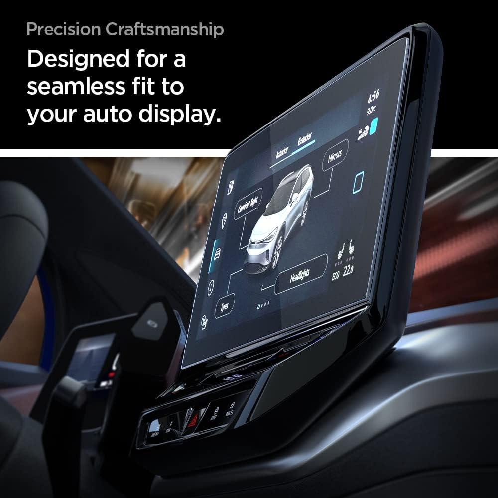 imageSpigen Tempered Glass Screen Protector GlasTR EZ FIT designed for Volkswagen ID4 Pro 202120222023 10 inch Dashboard Touchscreen MatteAnti Fingerprint10 inch