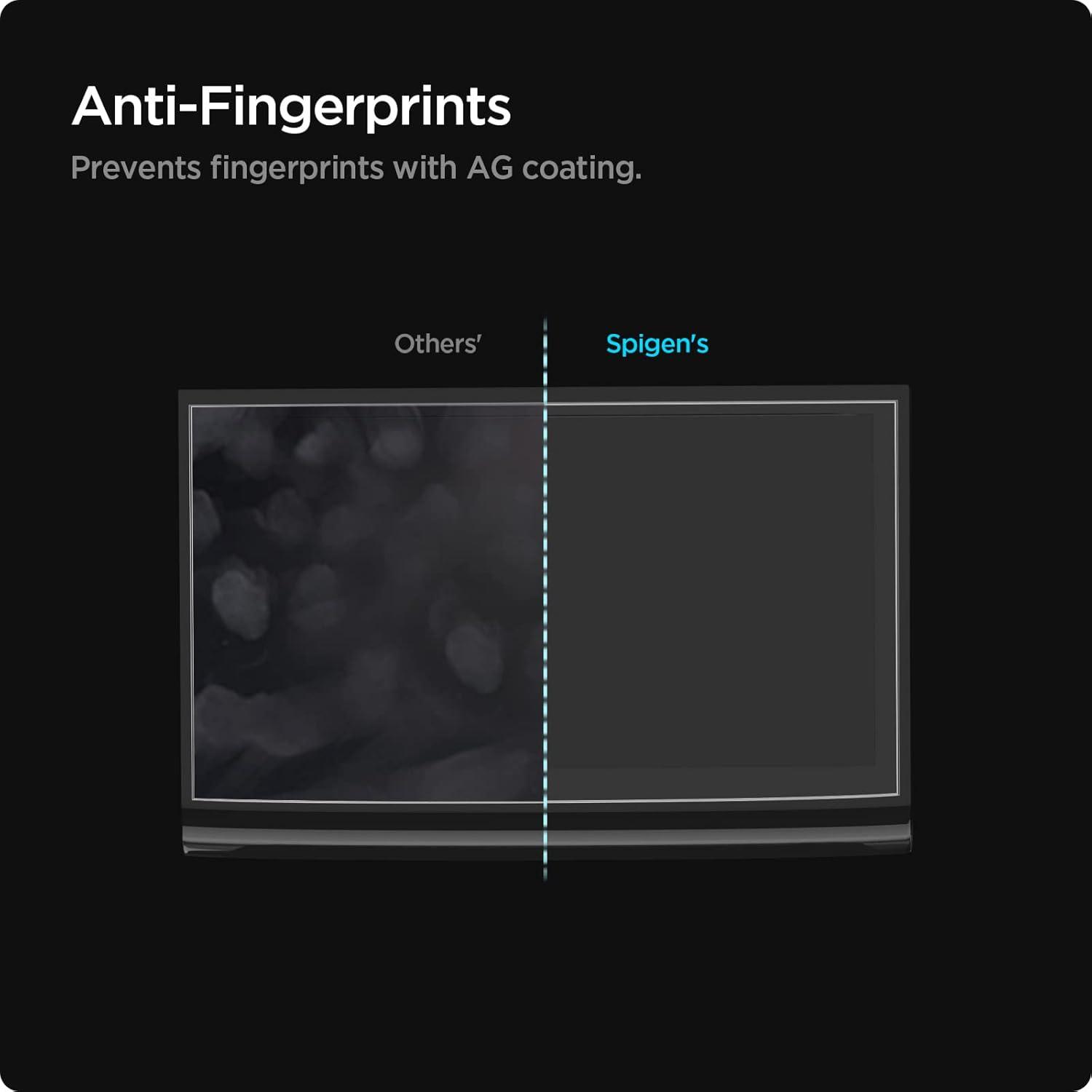 imageSpigen Tempered Glass Screen Protector GlasTR Slim designed for Audi Q6 etron 20242019 Audi Q7 20262020 Audi Q8 20262018 Dashboard Touchscreen MatteAnti Finger Print