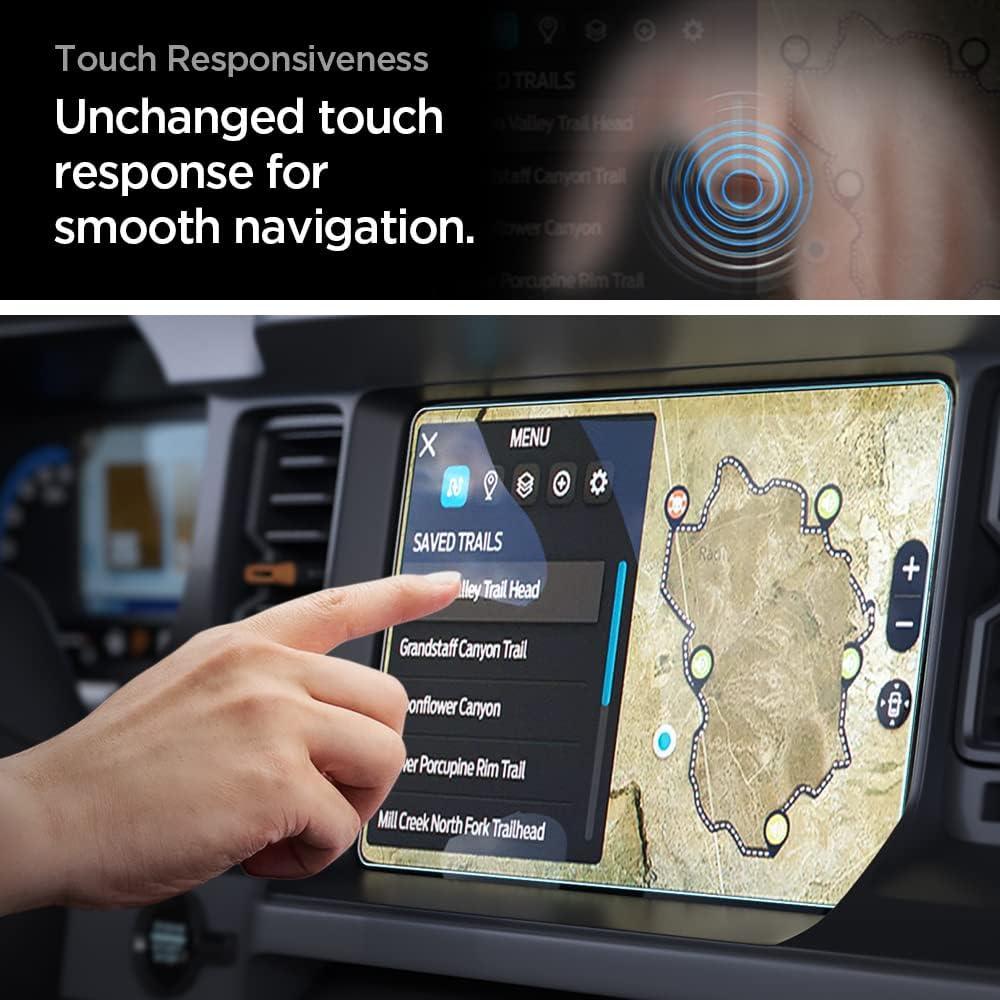 imageSpigen Tempered Glass Screen Protector GlasTR Slim designed for Ford Bronco 202120222023202420252026 12 inch Dashboard Touchscreen MatteAnti Finger Print8