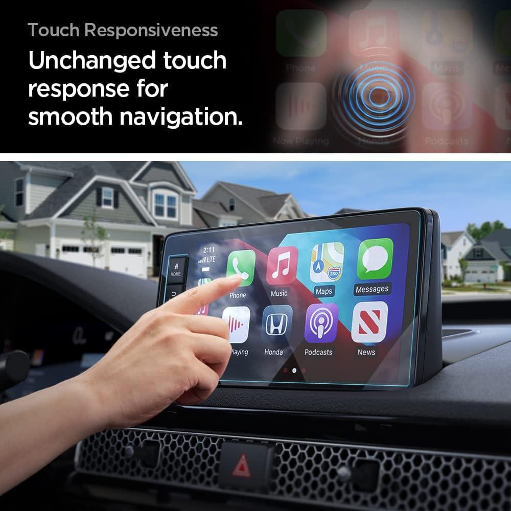 imageSpigen Tempered Glass Screen Protector GlasTR Slim designed for Honda Civic 20262022 CR V 20252023 HR V 20252023 7 inch Touchscreen MatteAnti Finger Print9 inch