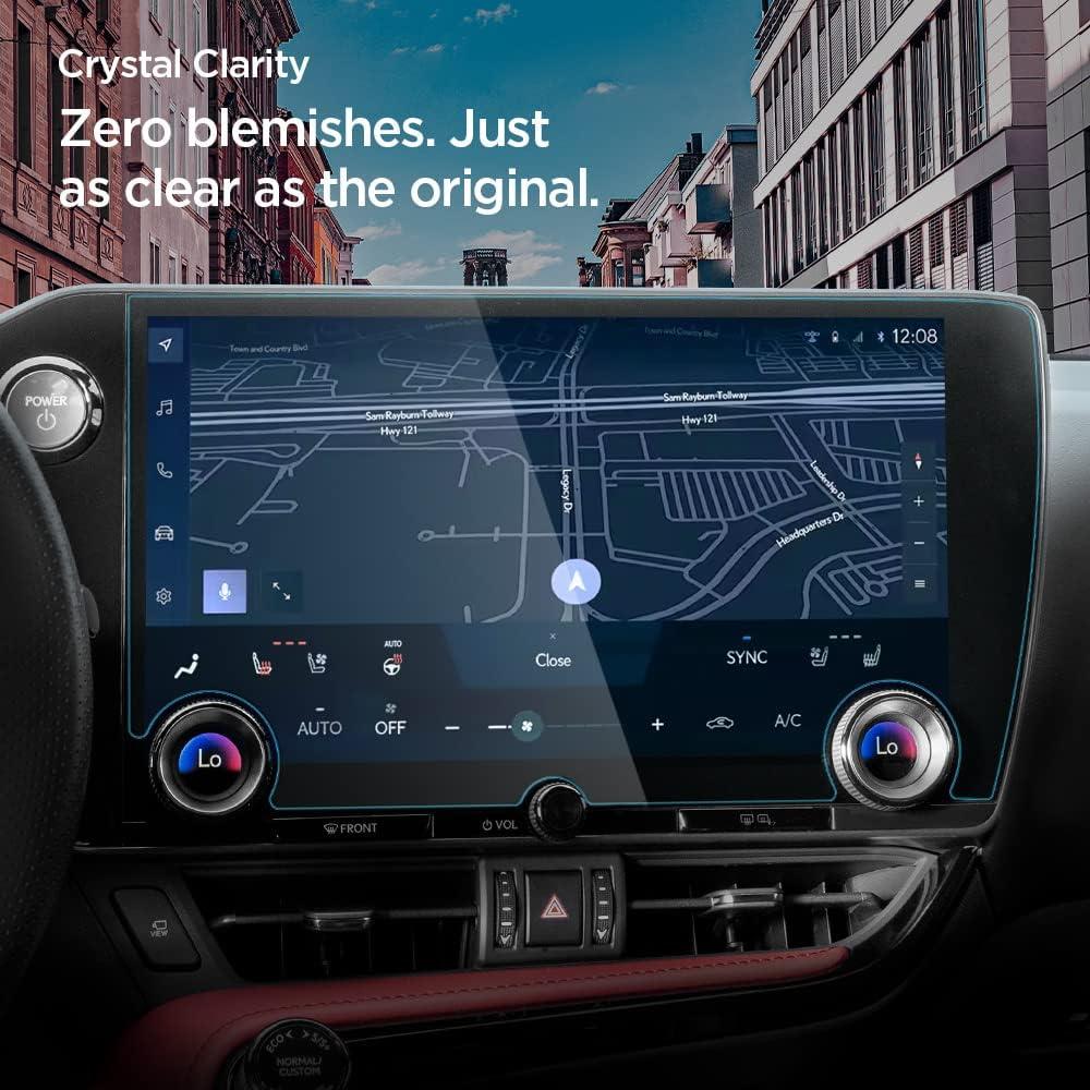 imageSpigen Tempered Glass Screen Protector GlasTR Slim designed for Lexus NX 20222023202420252026 98 inch Dashboard Touchscreen Crystal Clear14 Inch