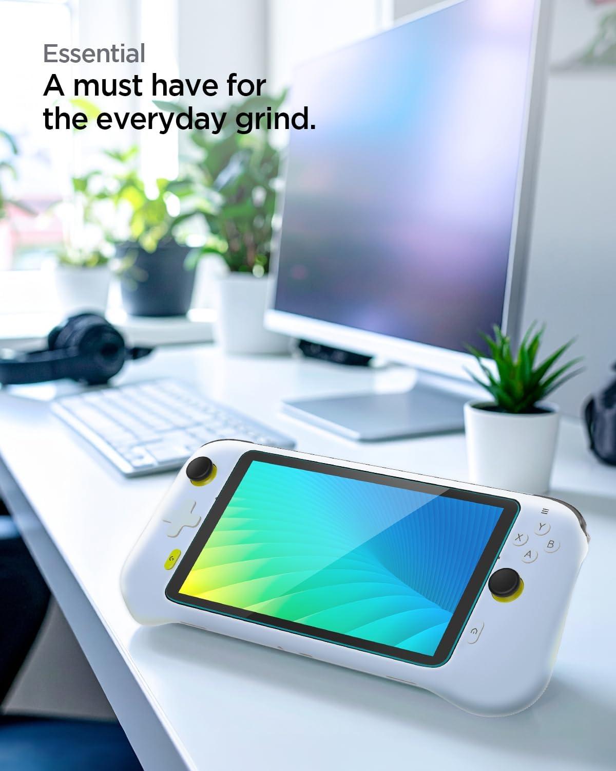 imageSpigen Tempered Glass Screen Protector GlasTR Slim designed for Logitech G Cloud 2 Pack