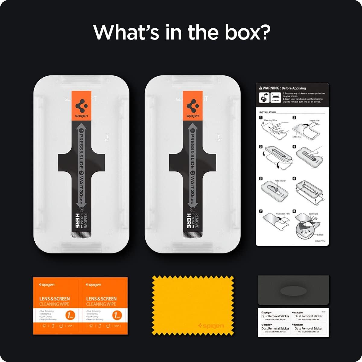 imageSpigen Tempered Glass Screen Protector designed for iPhone 14 PlusiPhone 13 Pro Max 2 PackiPhone 14 Plus iPhone 13 Pro Max