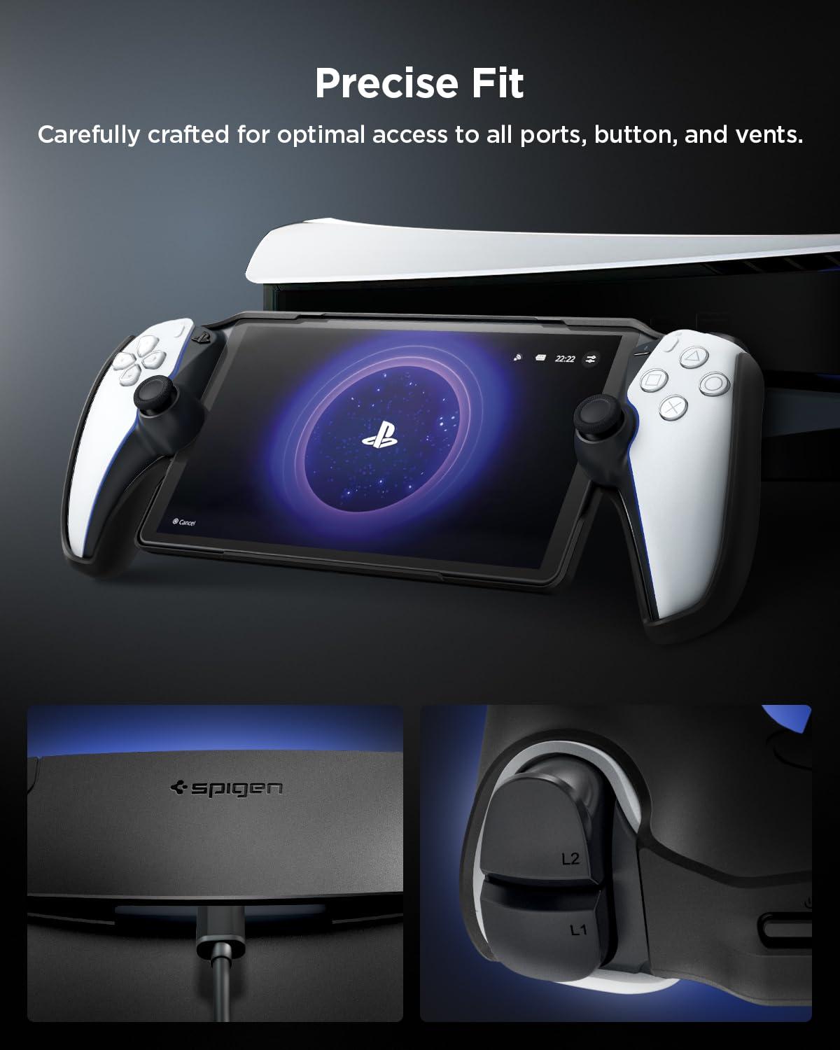 imageSpigen Thin Fit Designed for PlayStation Portal Case Full Protective Slim Case Cover Compatible with PS Portal Black