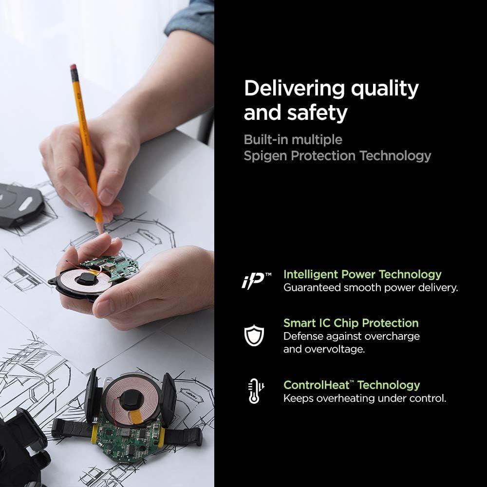 imageSpigen for USB C Car Charger Essential 45W Dual Port Car Charger Fast Charge PD 27WQuick Charge18W Compatible with iPhone 17 16 15 Pro Max iPad M4 M2 Galaxy Z Fold Flip S23 Ultra Note Pixel 10