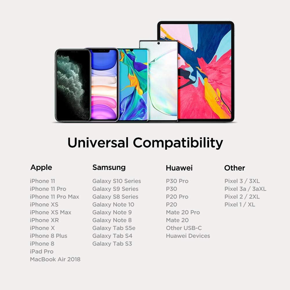 imageSpigen for USB C Car Charger Essential 45W Dual Port Car Charger Fast Charge PD 27WQuick Charge18W Compatible with iPhone 17 16 15 Pro Max iPad M4 M2 Galaxy Z Fold Flip S23 Ultra Note Pixel 10