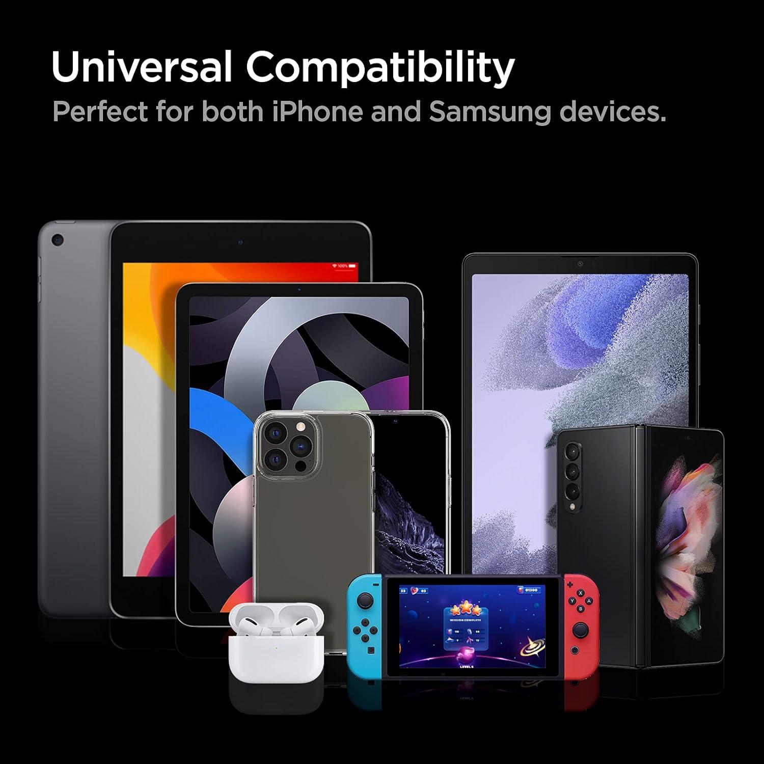 imageSpigen for USB C Charger 27W Wall Charger 25W Super Fast Charger Type CUSBC PD PPS Charging Compatible with Galaxy S25 S24 S23 S21 Series FE Z Fold Flip iPhone 17 16 15 14 iPad M4 iPad Air M2Black 27W