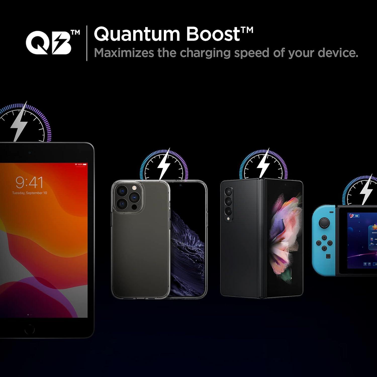 imageSpigen for USB C Charger 27W Wall Charger 25W Super Fast Charger Type CUSBC PD PPS Charging Compatible with Galaxy S25 S24 S23 S21 Series FE Z Fold Flip iPhone 17 16 15 14 iPad M4 iPad Air M2Black 27W