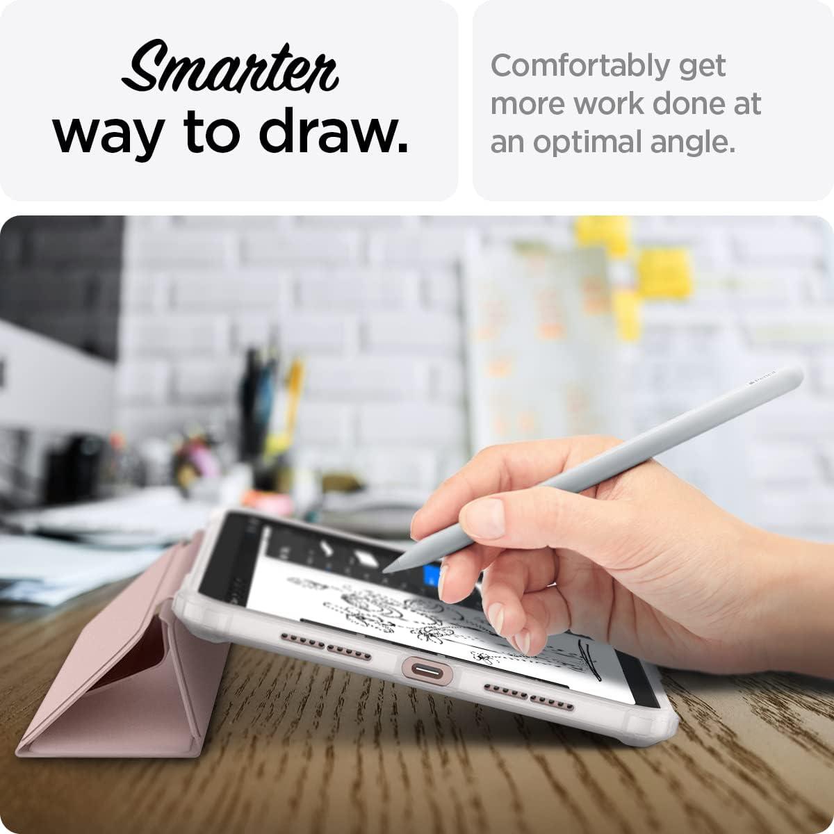 imageSpigen for iPad mini 7 Case A17 Pro 2024 83 Inch Ultra Hybrid Pro iPad mini 7th6th Generation Case 20242021 wClear Transparent Back and Pencil Holder Rose GoldRose Gold