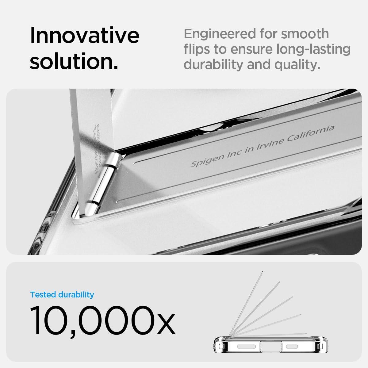 imageSpigen for iPhone 17 Pro Max Case Ultra Hybrid S MagFit TPU Covered Camera Control Kickstand Compatible with MagSafe Clear WhiteCrystal Clear