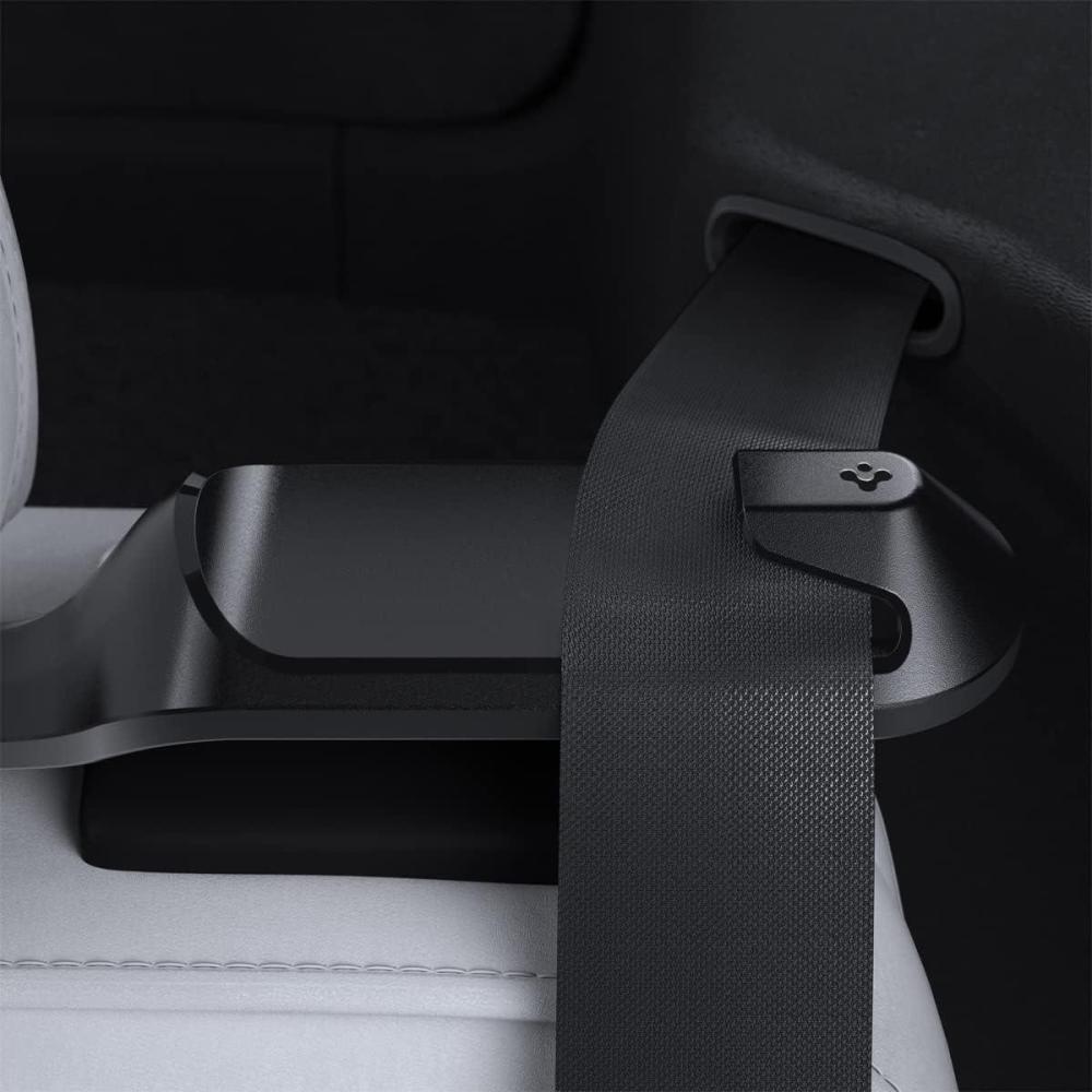 imageSpigen Backseat Seatbelt Guide Holder Tesla Model Y 20202024 Not Compatible with Model Y Juniper 20252026  2 PackBlack