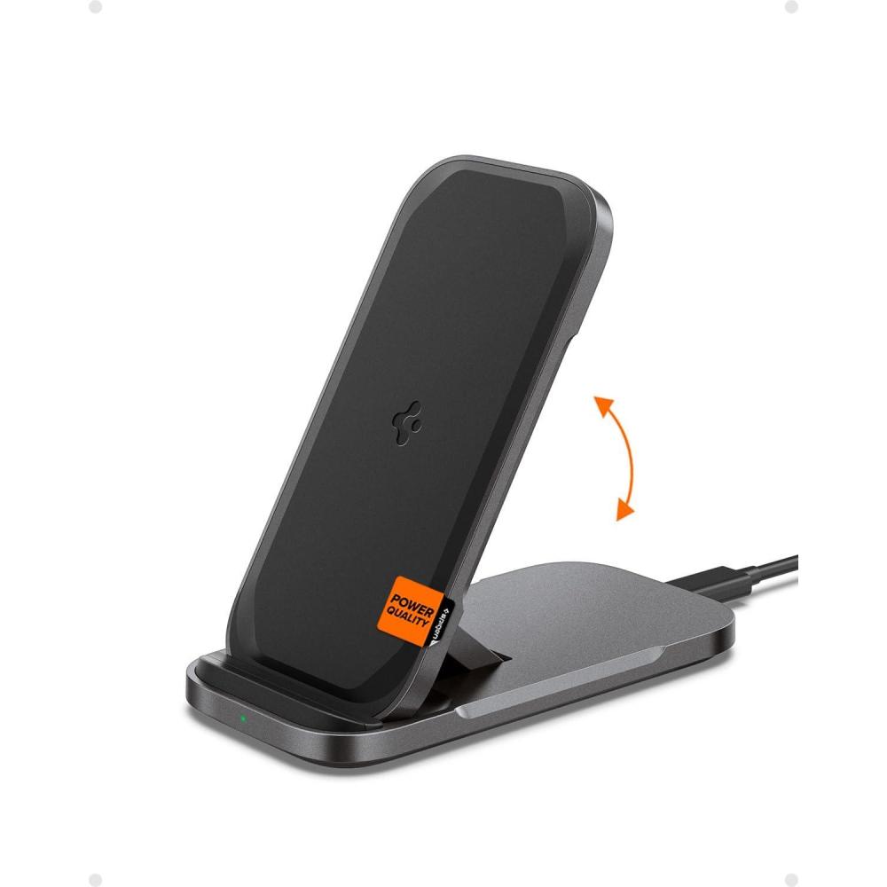 imageSpigen Designed for Samsung Super Fast Wireless Charger Stand for Samsung Galaxy Z Fold Flip 6 5 4 3 S25 Ultra S25 Plus S25 S24 Ultra Plus S23 S22 and More No Adapter IncludedFoldable Stand