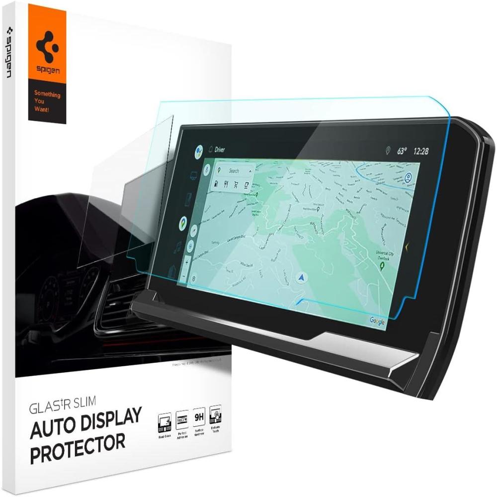 imageSpigen Tempered Glass Screen Protector GlasTR Slim designed for Chevrolet Silverado 20222023202420252026 GMC Sierra 20222023202420252026 134 inch Dashboard Touchscreen MatteAnti Finger Print