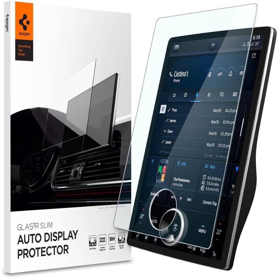 imageSpigen Tempered Glass Screen Protector GlasTR Slim designed for Ford F150 Ford F150 Lightning Ford Expedition 12 inch Dashboard Touchscreen155