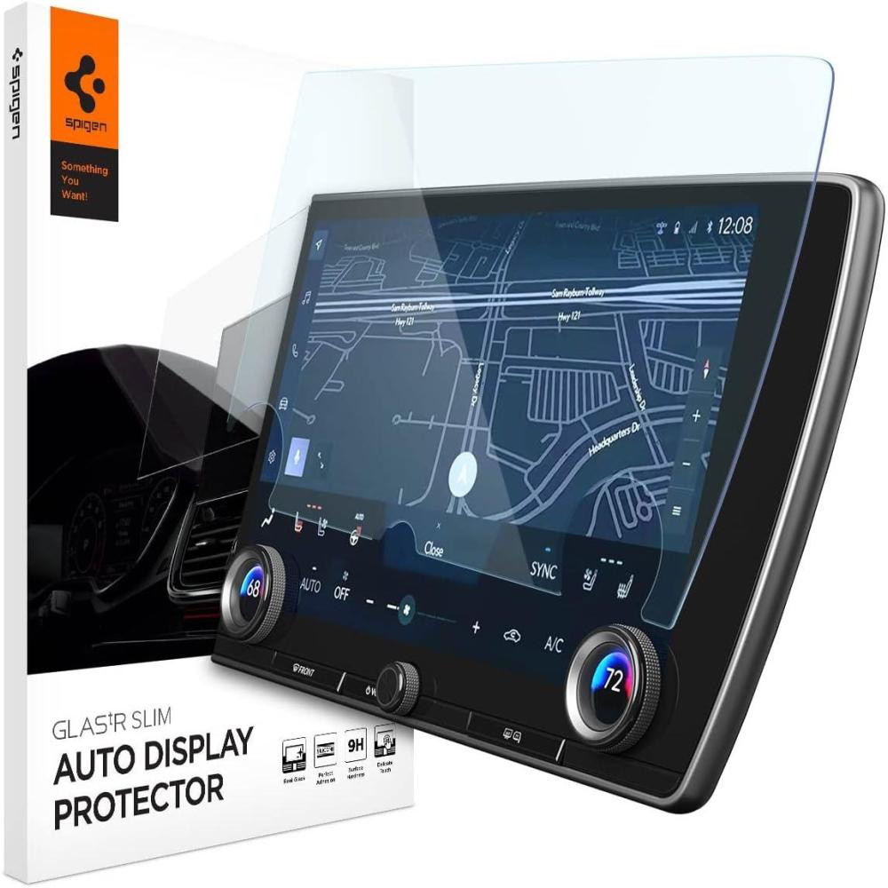 imageSpigen Tempered Glass Screen Protector GlasTR Slim designed for Lexus NX 20222023202420252026 98 inch Dashboard Touchscreen Crystal Clear14 Inch