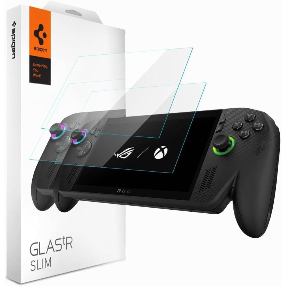 imageSpigen Tempered Glass Screen Protector GlasTR Slim designed for Rog Xbox AllyXbox Ally XAsus Rog AllyAlly XMSI Claw 7 AI 7 inch 2 Pack