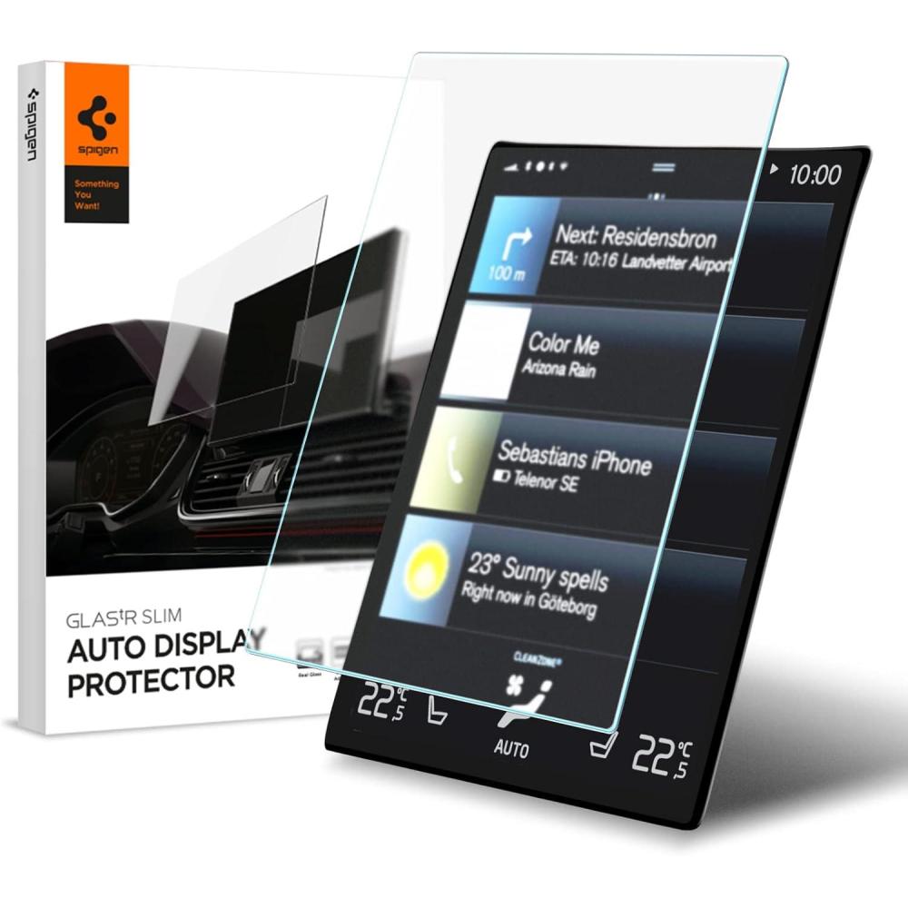 imageSpigen Tempered Glass Screen Protector GlasTR Slim designed for Volvo XC40 20262021 XC60 20252018 X90 20252021 87 inch Dashboard Touchscreen MatteAnti Fingerprint