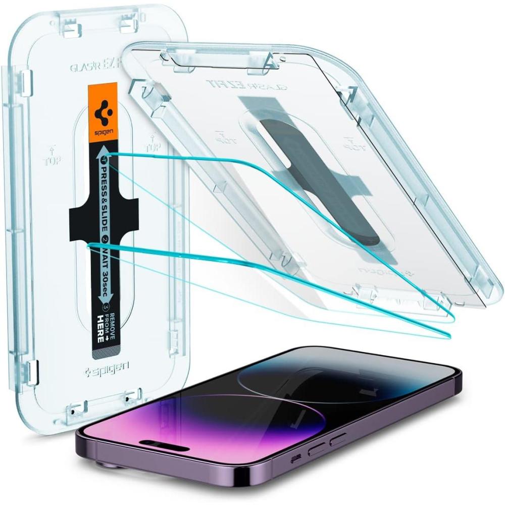 imageSpigen Tempered Glass Screen Protector designed for iPhone 14 PlusiPhone 13 Pro Max 2 PackiPhone 14 Pro Max