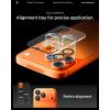 Spigen Camera Lens Screen Protector [GlasTR EZ Fit Optik Pro] Designed for iPhone 16 Pro Max/iPhone 16 Pro/iPhone 15 Pro Max/iPhone 15 Pro [Case Friendly] – Natural Titanium [2 Pack](Cosmic Orange)