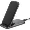Spigen [Designed for Samsung] Super Fast Wireless Charger Stand for Samsung Galaxy Z Fold Flip 6 5 4 3 S25 Ultra S25 Plus S25 S24 Ultra Plus S23 S22 and More [No Adapter Included](Foldable Stand)