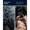 Spigen Rugged Armor Key Fob Cover with Carabiner & Keychain Designed for Ford F150, Explorer, Expedition, Maverick, Escape, Bronco, Mustang, Fusion, Lincoln 3/4/5 Button Smart Key Fobs(Ford)