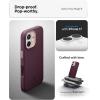 Spigen for iPhone 17 Pro Max Case, Nano Pop MagFit [TPU Covered Camera Control] [Compatible with MagSafe] – Black Sesame(Burgundy Bean)