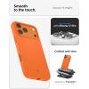 Spigen for iPhone 17 Pro Max Case, Silicone Fit MagFit [Compatible with MagSafe] – Stone(Cosmic Orange)