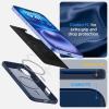 Spigen for iPhone 17 Pro Max Case, Thin Fit MagFit [TPU Covered Camera Control] [Compatible with MagSafe] – Black(Navy Blue)