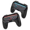 Spigen Steering Wheels Designed for Nintendo Switch 2 JoyCon Controllers (2025) Racing Wheels for Mario Kart World / 8 Deluxe, 2 Pack – Black(NS100 JoyCon Grip)