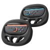 Spigen Steering Wheels Designed for Nintendo Switch 2 JoyCon Controllers (2025) Racing Wheels for Mario Kart World / 8 Deluxe, 2 Pack – Black(NS101 JoyCon Wheel)