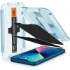 Spigen Tempered Glass Screen Protector [GlasTR EZ FIT – Privacy] Designed for iPhone 13 Mini – 2 Pack