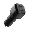 Spigen for USB C Car Charger, 65W Dual USB Car Charger Fast Charge(PD 3.0 45W+20W) Compatible with iPhone 17 16 Pro Max Plus 15 14 13 Mini Pixel MacBook iPad Pro M4 Air M2Galaxy S24 S23 Ultra Note
