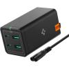 Spigen for USB C Charger, 65W [GaN III] 4-Port USB C Charging Station, PD/USB-A Fast Charge Compatible with MacBook iPad M2 M1 Pro Air iPhone 17 16 15 Vision Pro Galaxy HP Dell XPS ASUS Steam Deck(120W)