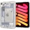 Spigen for iPad mini 7 Case A17 Pro (2024), 8.3 Inch Ultra Hybrid Pro iPad mini 7th/6th Generation Case (2024/2021) w/Clear Transparent Back and Pencil Holder, Rose Gold(Zero One White)