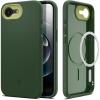 Spigen for iPhone 17 Pro Max Case, Nano Pop MagFit [TPU Covered Camera Control] [Compatible with MagSafe] – Black Sesame(Avo Green)