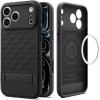 Spigen for iPhone 17 Pro Max Case, Parallax S MagFit [TPU Covered Camera Control] [Kickstand] [Compatible with MagSafe] – Sage Green(Matte Black)