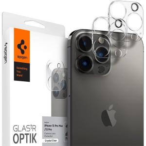 Spigen Camera Lens Screen Protector [GlasTR Optik] Designed for iPhone 13 Pro Max (2021) / iPhone 13 Pro (2021) – Clear [2 Pack]…(Clear)