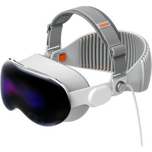 Spigen Head Strap Designed for Apple Vision Pro Accessories, Adjustable Padded Head Strap for Comfortable Support – Charcoal Gray(Charcoal Gray)