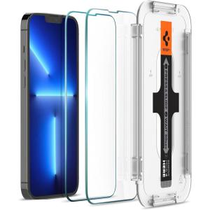 Spigen Tempered Glass Screen Protector Compatible with iPhone 14 Plus/iPhone 13 Pro Max – Sensor Protection
