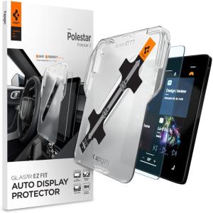 Spigen Tempered Glass Screen Protector [GlasTR EZ FIT] designed for Polestar 2 (2021/2022/2023/2024/2025/2026) 11.2 inch Dashboard Touchscreen – Matte/Anti Finger Print
