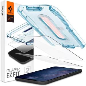 Spigen Tempered Glass Screen Protector [GlasTR EZ FIT] designed for iPhone 12 Mini (2020) [5.4 inch] [Case Friendly] – 2 Pack