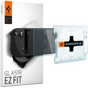 Spigen Tempered Glass Screen Protector [GlasTR EZ Fit] Designed for Steam Deck OLED/Steam Deck [9H Hardness]