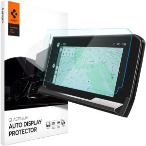 Spigen Tempered Glass Screen Protector [GlasTR Slim] designed for Chevrolet Silverado (2022/2023/2024/2025/2026), GMC Sierra (2022/2023/2024/2025/2026) 13.4 inch Dashboard Touchscreen – Matte/Anti Finger Print