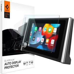 Spigen Tempered Glass Screen Protector [GlasTR Slim] designed for Toyota RAV4 (2023/2024/2025), Prius (2023/2024/2025/2026), Corolla (2024/2025/2026), Tacoma (2024/2025/2026), Camry (2025/2026) 8 inch Dashboard Touchscreen – Crystal Clear(Toyota RAV 4 8″)