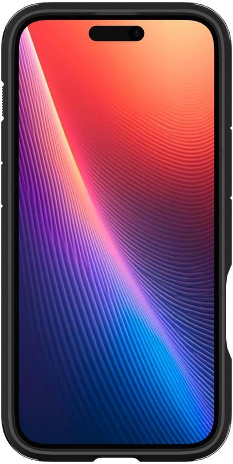 imageSpigen for iPhone 16 Case Tough Armor Ai MagFit Compatible with Magsafe Kickstand MilitaryGrade Protection BlackNavy Blue