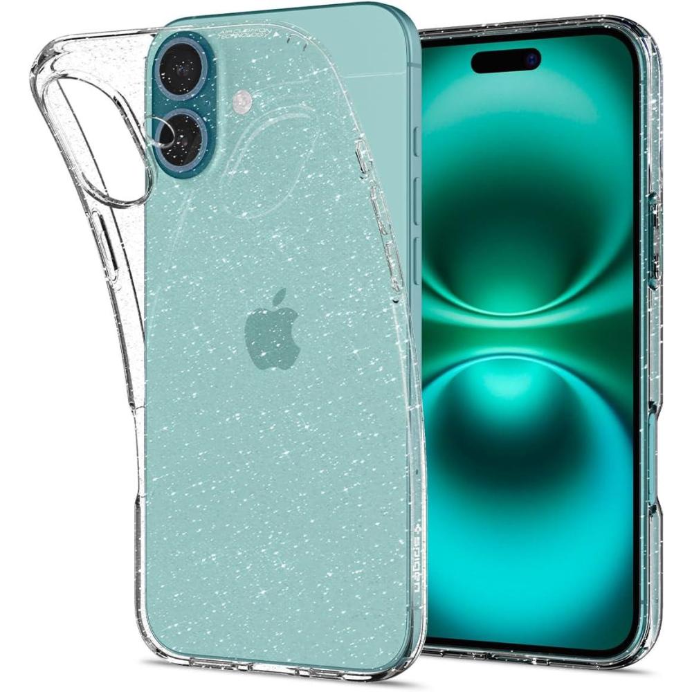 imageSpigen Liquid Crystal Designed for iPhone 16 Plus Case MilitaryGrade Protection  Crystal ClearCrystal Quartz