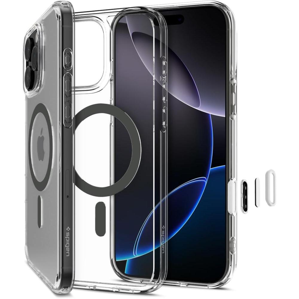 imageSpigen for iPhone 16 Pro Ultra Hybrid T MagFit Camera Control Button Compatible with Magsafe GraphiteGraphite
