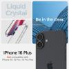 Spigen Liquid Crystal Designed for iPhone 16 Plus Case [Military-Grade Protection] – Crystal Clear(Crystal Clear)