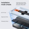 Spigen Tempered Glass Screen Protector [GlasTR EZ FIT – Privacy] Designed for iPhone 16e / iPhone 14 / iPhone 13 Pro/iPhone 13